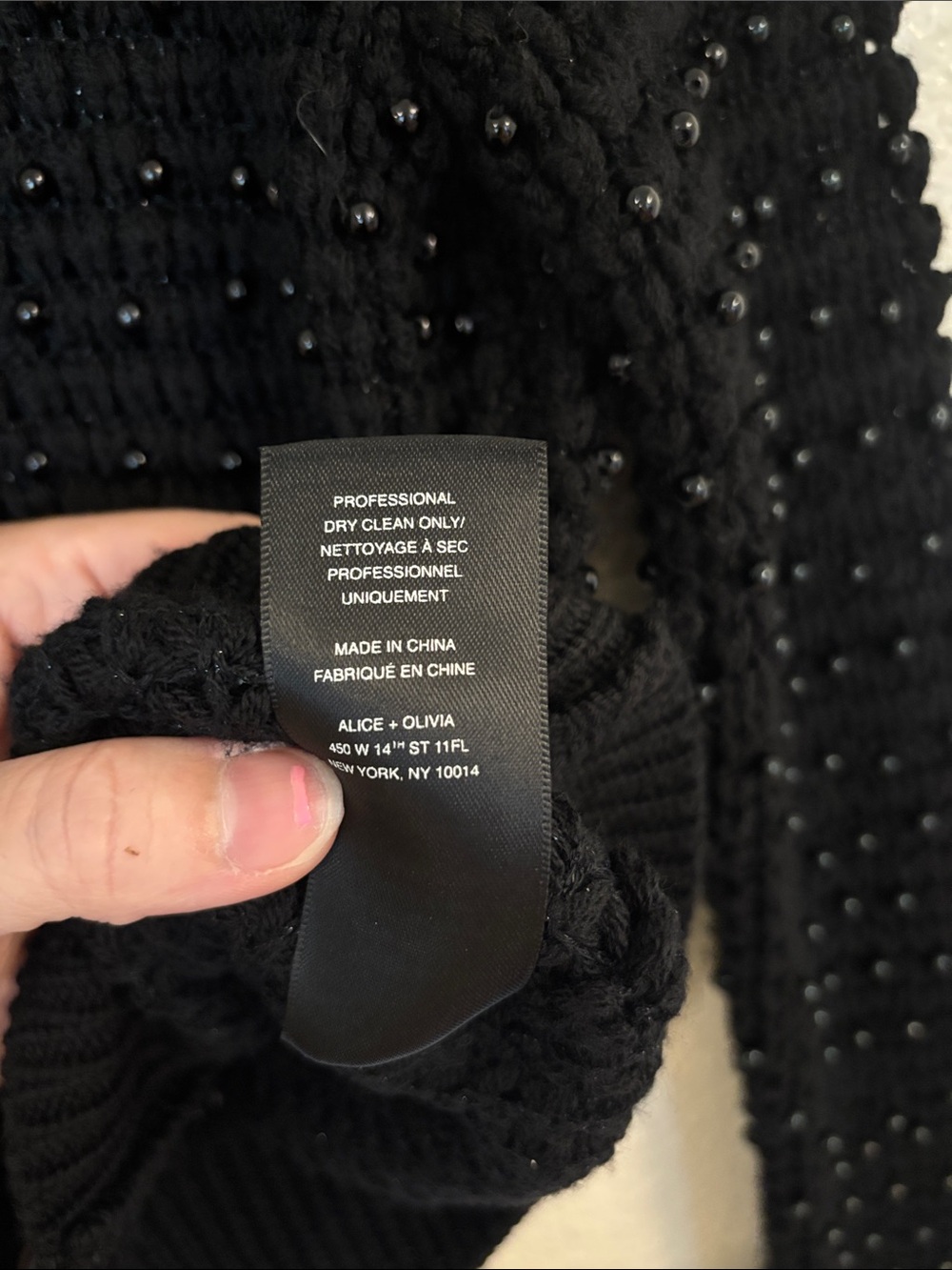 ALICE + OLIVIA Embellished Beaded Cardigan - Picture 7 of 7